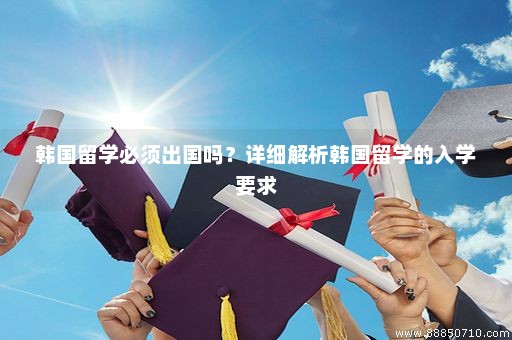 韩国留学必须出国吗？详细解析韩国留学的入学要求